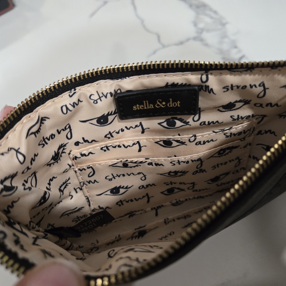 Stella & Dot Black Pouch